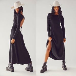 Free People - Tupelo Honey Maxi Dress in Black